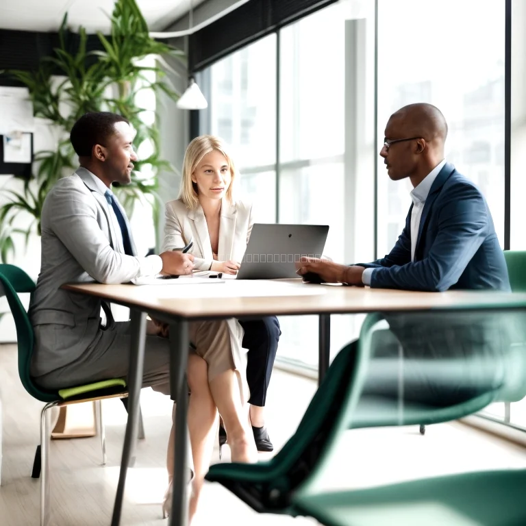 キャリアアップを象徴するビジネスパーソンのイメージ